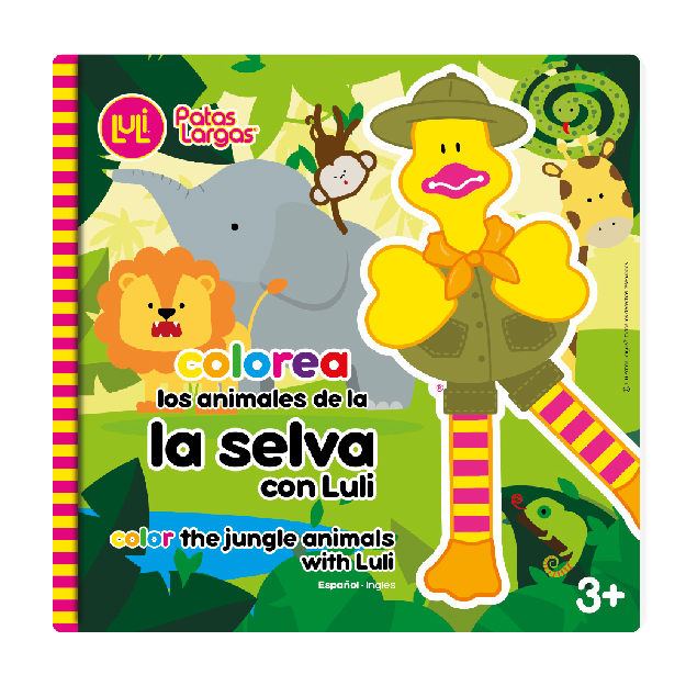 imagen pruducto Cuento Colorerar Selva